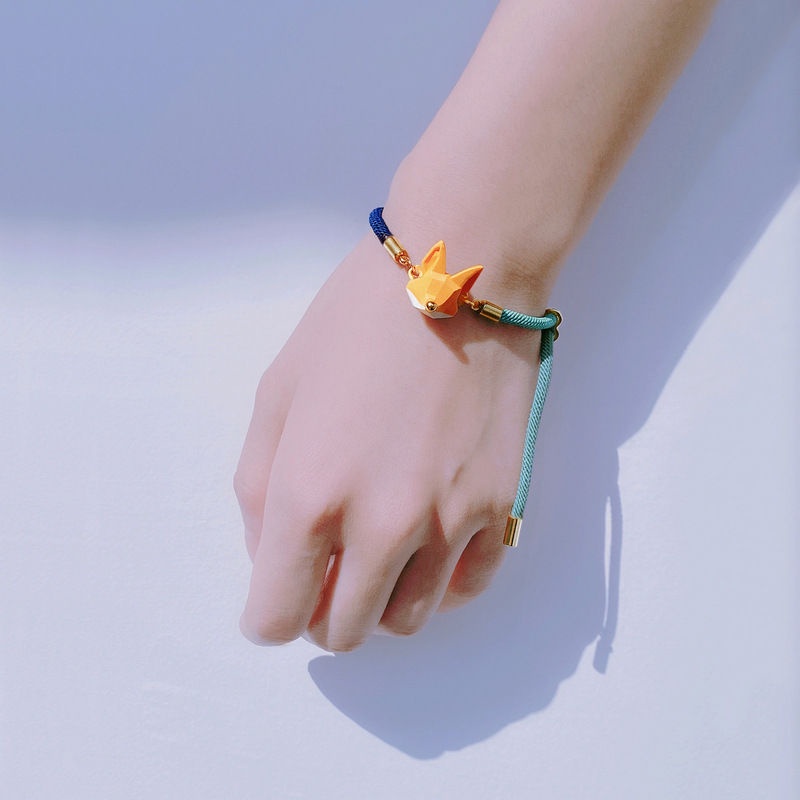 Vòng Đeo Tay "Crazy animal City" Nick little fox Bện Dây Thừng Thiết Kế Động Vật Nhỏ Chính Hãng