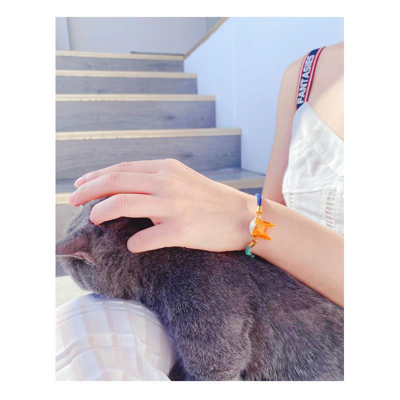 Vòng Đeo Tay "Crazy animal City" Nick little fox Bện Dây Thừng Thiết Kế Động Vật Nhỏ Chính Hãng