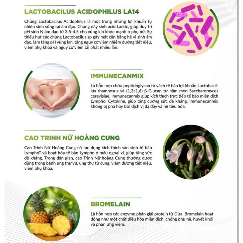 Lavima Biotic men vi sinh viên uống cho phụ nữ CHÍNH HÃNG