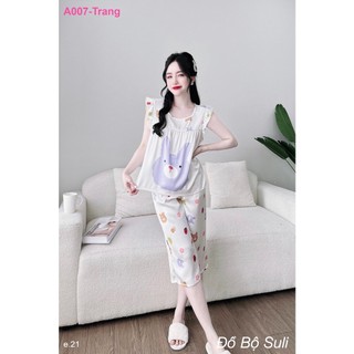 Bộ Lửng Lụa Latin 40-58kg A007 - Đồ Bộ Suli