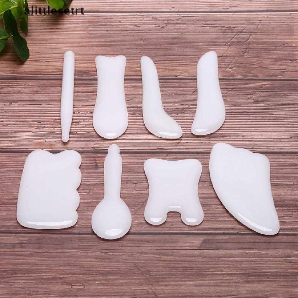 Miếng Ngọc Massage Mặt Cạo Gió Ngọc Bích Massage Dùng Cho Spa Dưỡng Sinh.