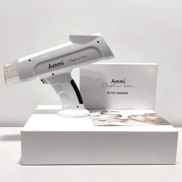 Máy Tiêm Ammi.Skin Đẩy Tinh Chất,Dưỡng Thon Gọn Mặt Trắng Da Mờ Thấm Nám Nếp Nhăn