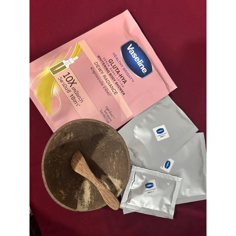 Gói tắm trắng da toàn thân Vaseline Healthy bright Gluta-Hya Whitening Body Shower Gói 120g - DORIS