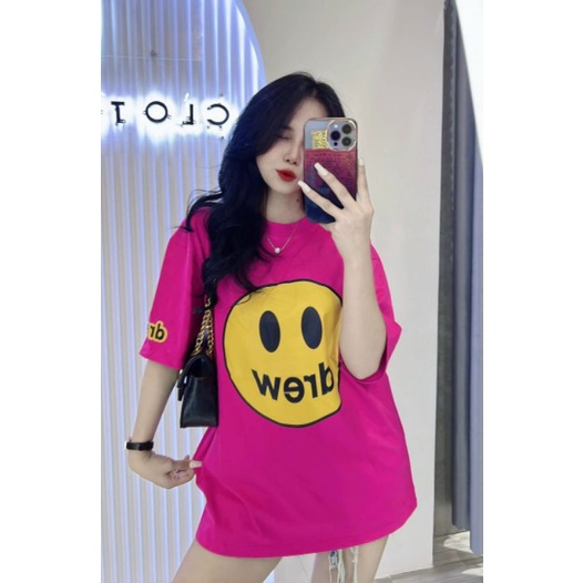 Áo thun in hình mặc cười chất cotton khô mềm mịn mát