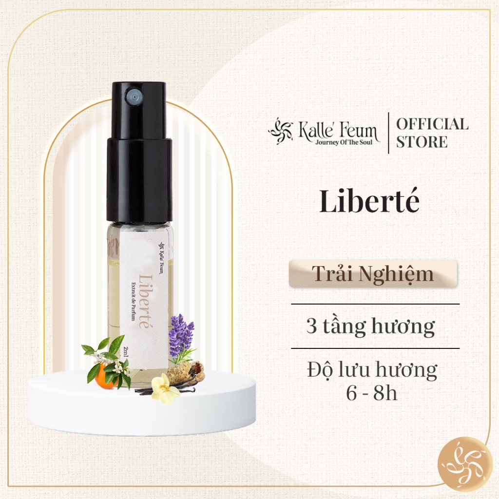 Nước Hoa Nữ LIBERTÉ Hiện Đại Dạng Xịt Vial 2ml | Kalle' Feum