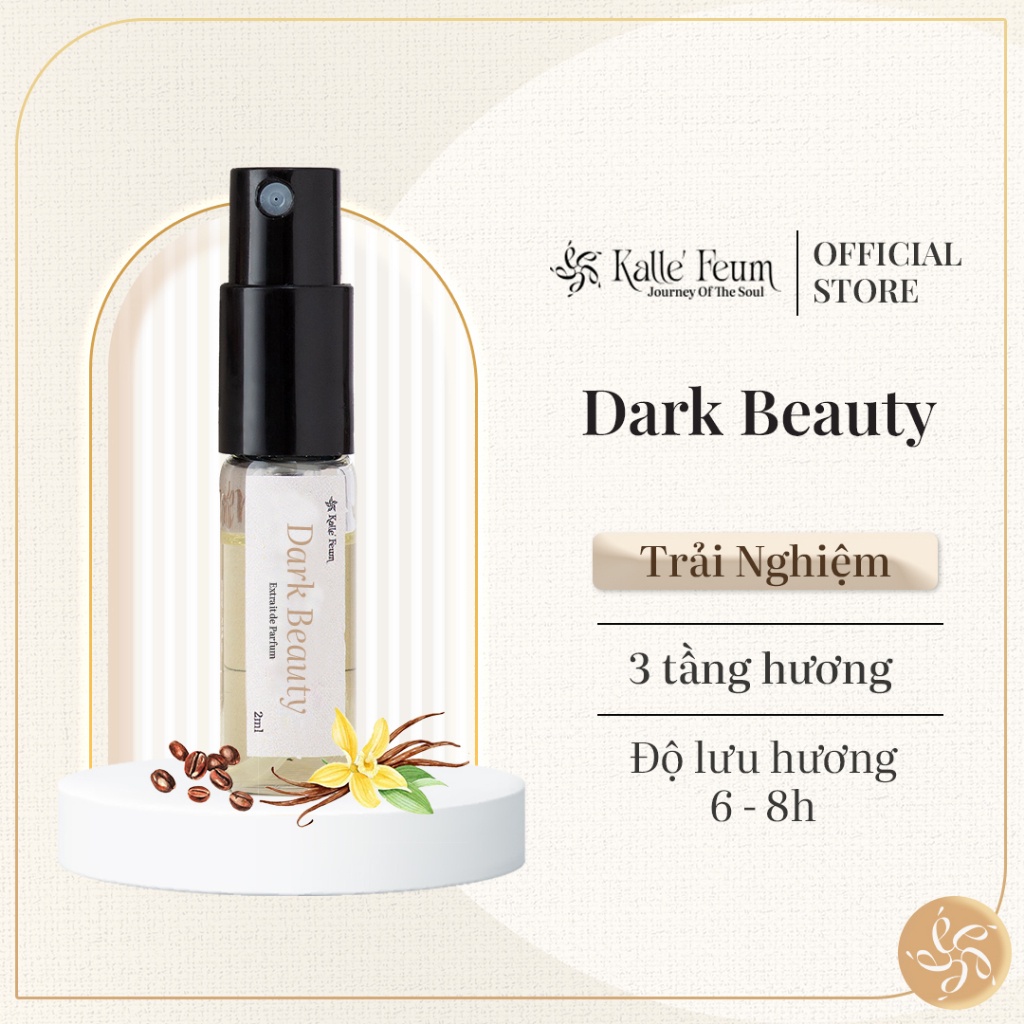 Nước Hoa Nữ DARK BEAUTY Bí Ẩn Dạng Xịt Vial 2ml | Kalle' Feum