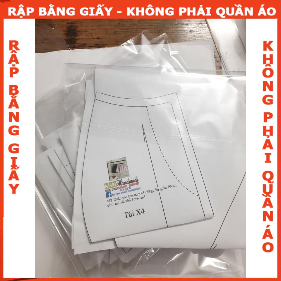 Rập giấy mã 1273 -bộ thun tay liền