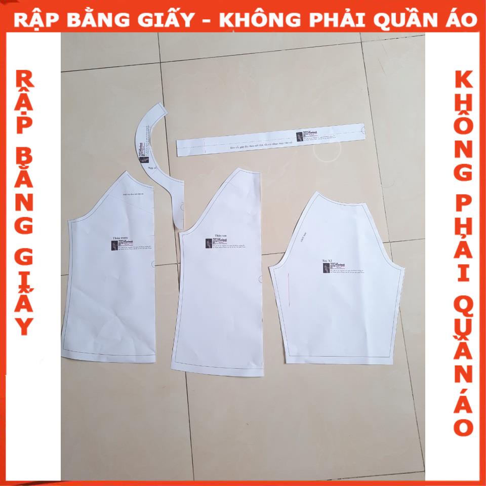 Rập giấy A0 quần suông mã 1366