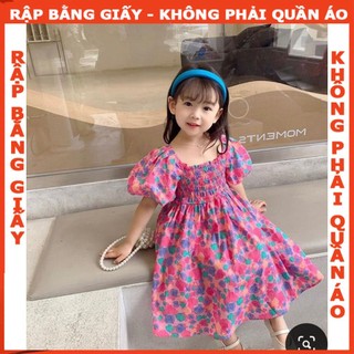 Rập giấy A0 đầm bé mã R437