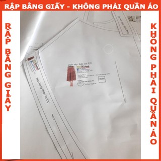 Rập giấy A0 mã 433 - rập chân váy