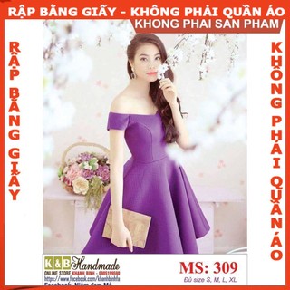 Rập đầm trễ vai - Rập giấy mã 309 (BẢN VẼ)