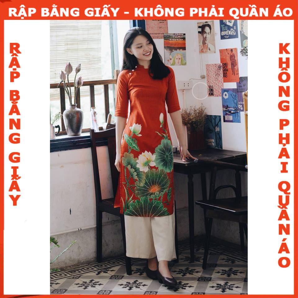 Rập giấy may bộ áo dài mã AD21( áo + quần) (BẢN VẼ)