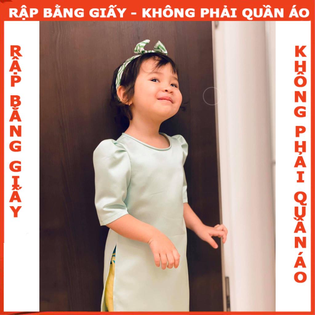 Rập bộ áo dài bé Ad06 - giấy A0