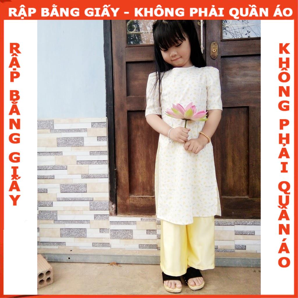 Rập bộ áo dài bé Ad06 - giấy A0