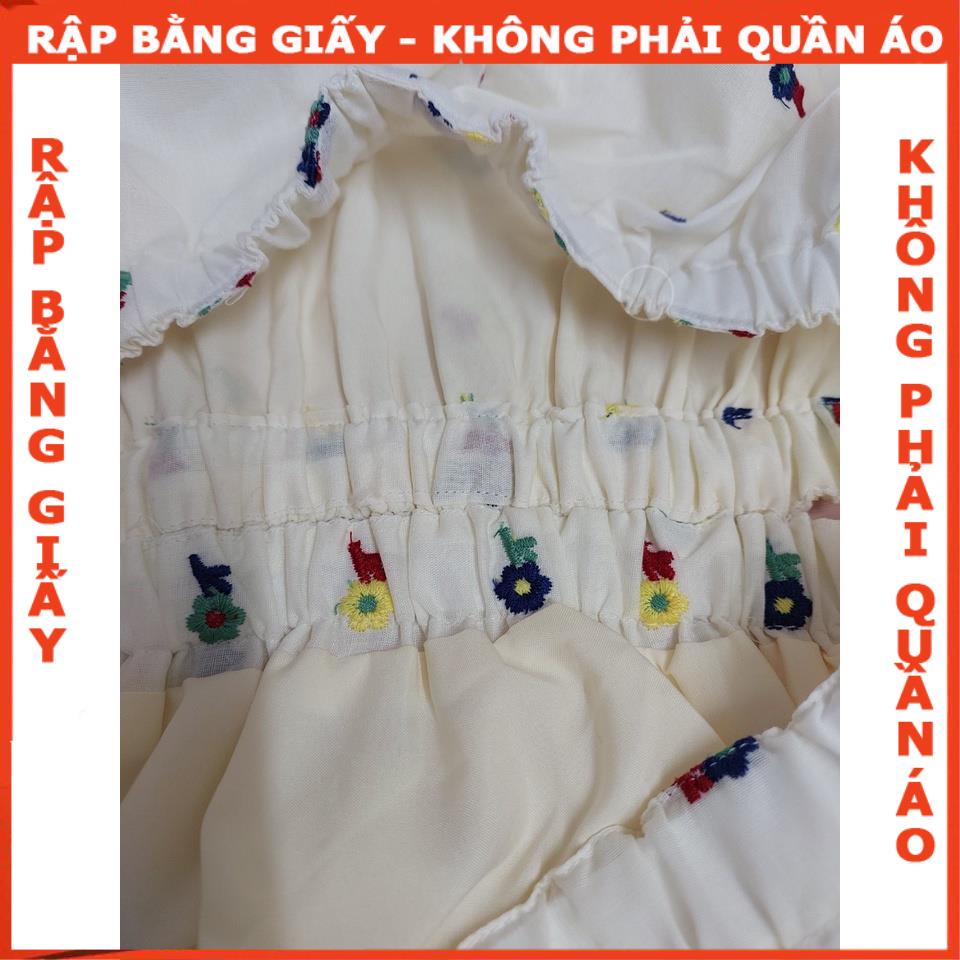 Rập giấy đầm nhún thun eo mã 63 - Bản vẽ chứ không phải quần áo