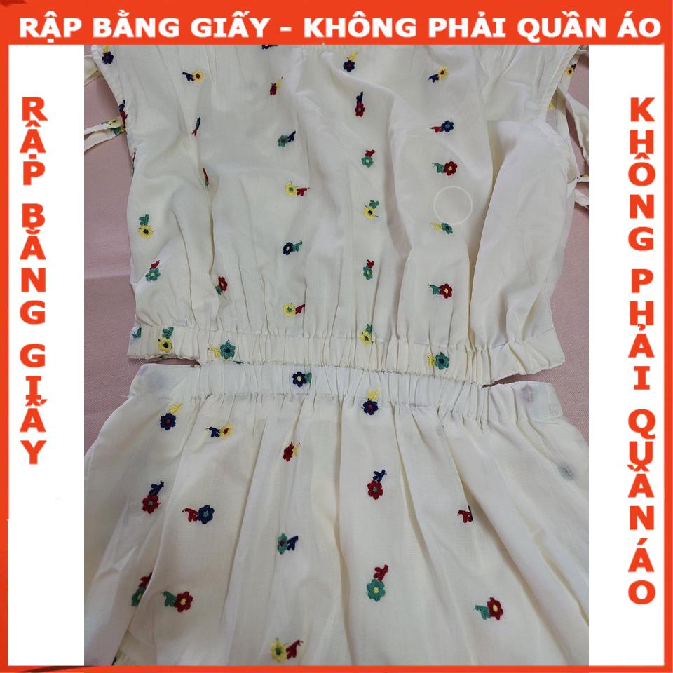 Rập giấy đầm nhún thun eo mã 63 - Bản vẽ chứ không phải quần áo