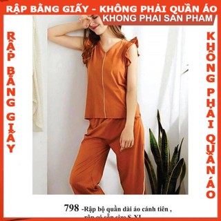Rập giấy A0 may bộ cánh tiên mã 798