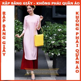 Rập giấy áo dài cách tân Ad02(áo + quần) (áo form ôm)