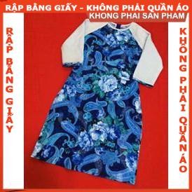Rập giấy Ad02 - áo dài cách tân người lớn cả bộ