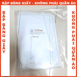 Rập giấy quần vải thun mã B38 (BẢN VẼ)