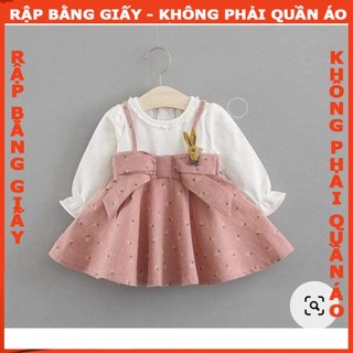 Rập giấy đầm bé r466 - bản vẽ