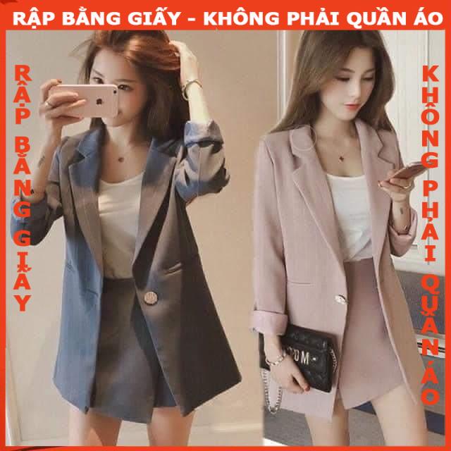 Rập giấy A0 mã 1418 - áo vest suông