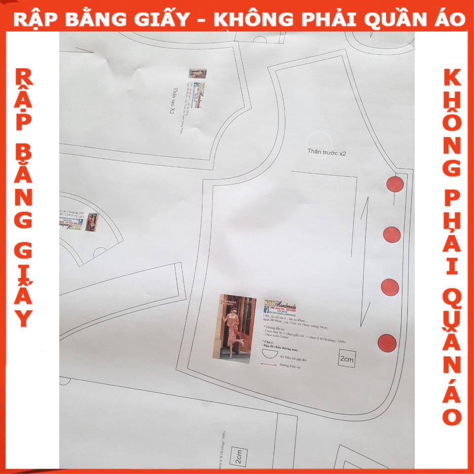 Rập giấy A0 mã 1415- chân váy