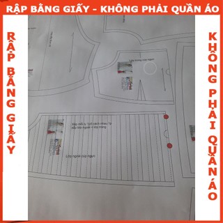 Rập giấy A0 mã 1265 - đầm tay phồng