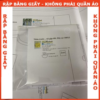 Rập giấy A0 áo kiểu mã 557