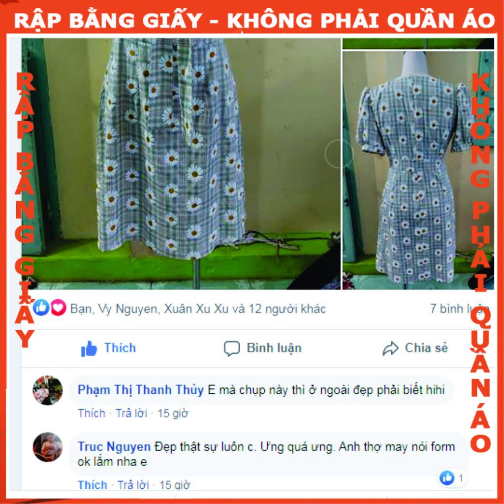 Rập đầm thắt nơ trước ngực - Rập giấy 1026