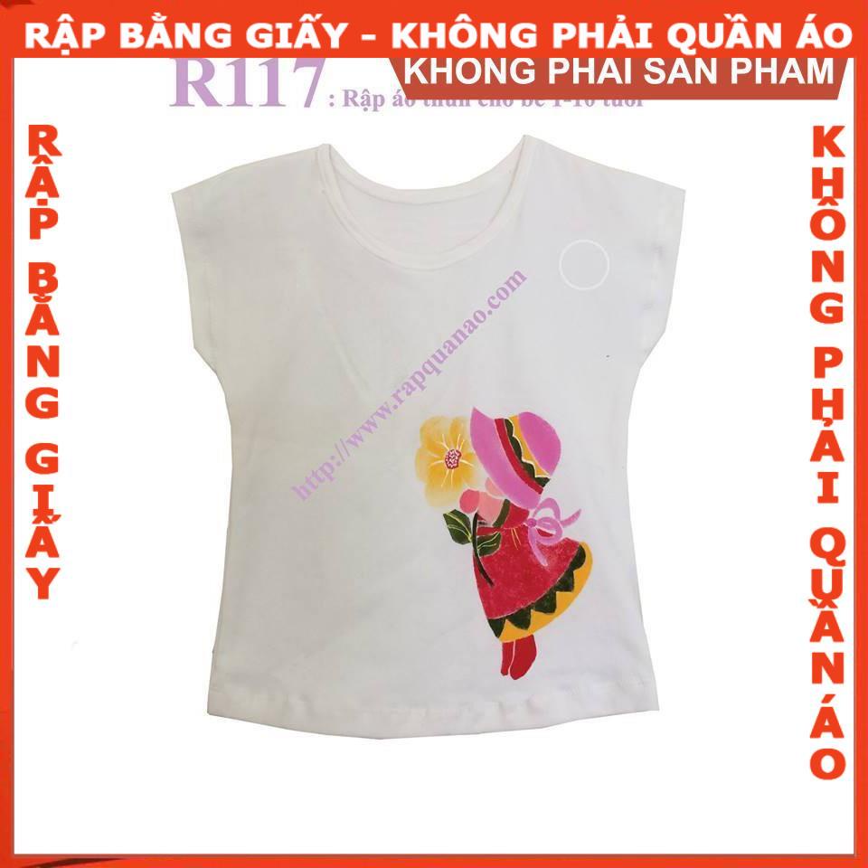 Rập giấy áo bé mã R117 (BẢN VẼ)