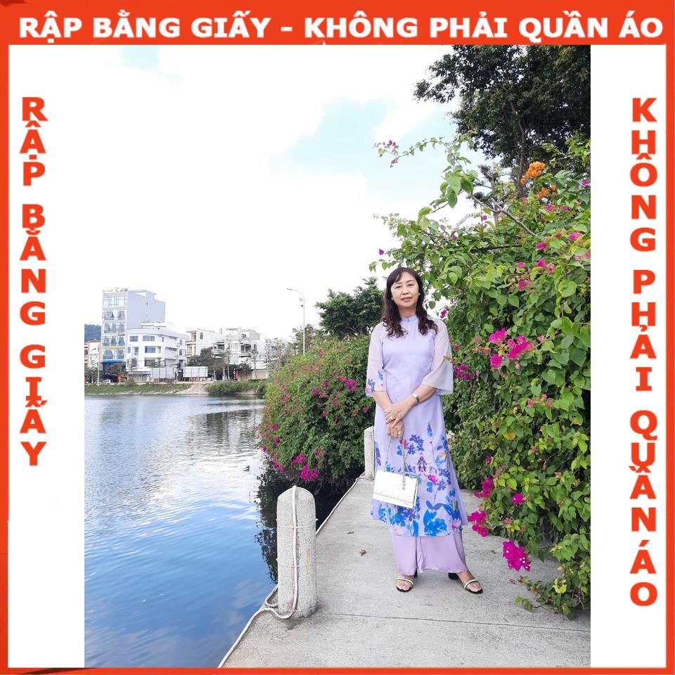 Rập giấy may áo dài tay loe AD05 -
