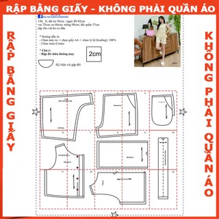 Rập giấy may bộ mã 114