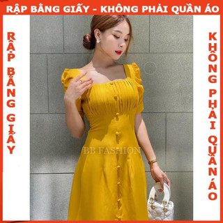 Rập giấy A0 mã 1265 - đầm tay phồng