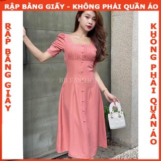 Rập giấy A0 mã 1265 - đầm tay phồng