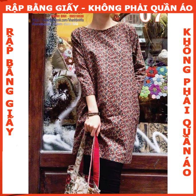 Rập giấy may đầm mã 07 - bản vẽ