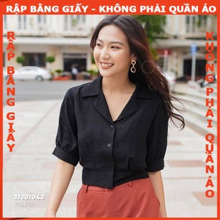 Rập giấy may áo cổ danton mã 10 (BẢN VẼ)