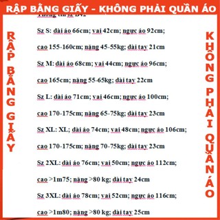 Rập giấy A0 áo thun nam mã B42