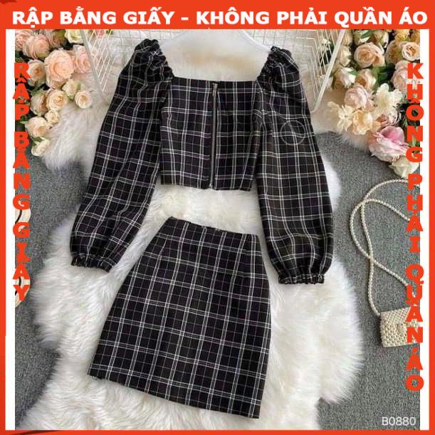 Rập giấy A0 mã 1328 - set váy áo nữ
