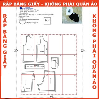 Rập giấy A0 mã R275- Rập bộ thun sát nách (BẢN VẼ)