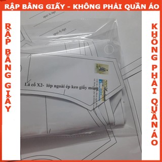 Rập giấy A0 mã 1183 - set áo khoác lửng + đầm dây