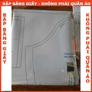 Rập giấy A0 mã 1042 - Rập đầm nữ