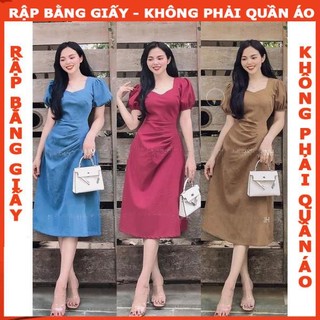 Rập giấy A0 mã 1060 - Rập đầm cổ 5 góc