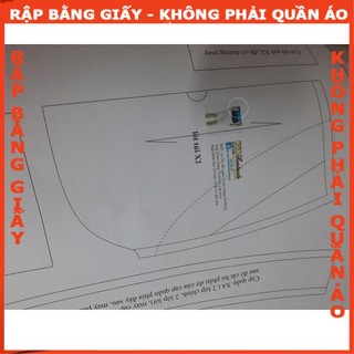 Rập giấy A0 quần lửng nam mã B45