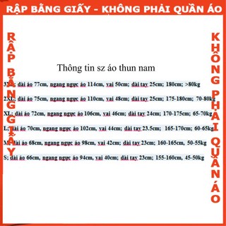 Rập giấy A0 áo thun cổ tròn nam mã B11