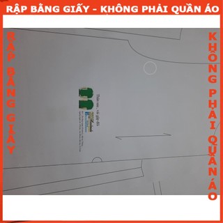 Rập giấy A0 áo thun cổ tròn nam mã B11