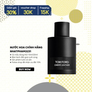 Tf - ombre leather edp 10ml - nước hoa chính hãng
