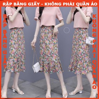 Rập chân váy đuôi cá - Rập giấy in màu A0 mã 1023- (BẢN VẼ)