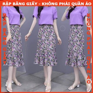 Rập chân váy đuôi cá - Rập giấy in màu A0 mã 1023- (BẢN VẼ)