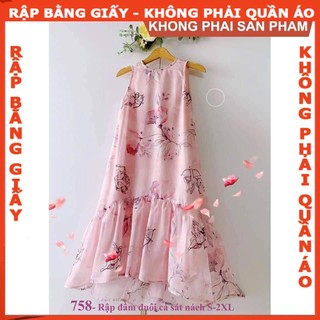 Rập giấy mã 758 - Rập K & B Handmade (BẢN VẼ)